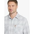 thumbnail image 4 of Chaps Men's & Big Men's Long Sleeve Knit Flannel Shirt, Sizes S-3XL, 4 of 8