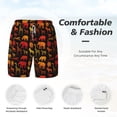thumbnail image 5 of Balery Animal Mens Swim Trunks Swim Shorts for Men Quick Dry Inseam Beach Shorts with Compression Liner Pocket-3X-Large, 5 of 9