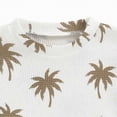 thumbnail image 6 of mgoYE Baby Boy Girl Beach Outfit Onesie Short Sleeve Tshirt Romper Bodysuit Infant Summer Clothes(White,3-6 Months), 6 of 6