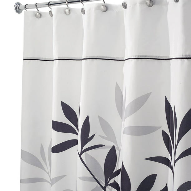 Interdesign Leaves Fabric Shower, Odd Size Shower Curtains