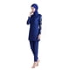 thumbnail image 3 of Burkini de manga larga con estampado floral para mujer, traje de baño musulmán, ropa de playa, ropa de vacaciones, traje de buceo con hijab, S-6XL, 3 piezas, 3 of 5