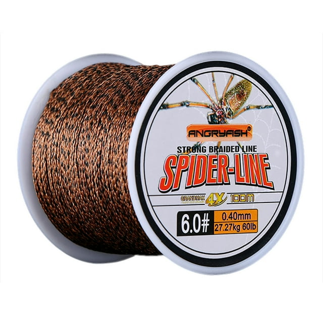 Alician 10-60lb 4 Strands 100m Spotted Fishing Line Super Soft Invisible Anti-bite Abrasion Resistant Braided Lines For Fishing Enthusiast
