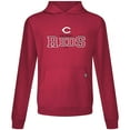 thumbnail image 2 of Men's Levelwear Red Cincinnati Reds Relay Journey Pullover Hoodie, 2 of 3