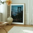 thumbnail image 6 of The Williamsburg Bridge - Brooklyn New York Photography Bridge City Nightlife Street Photography Architecture Car Skyline Oak Framed Wall Art Print 9 x 12 inches, 6 of 12
