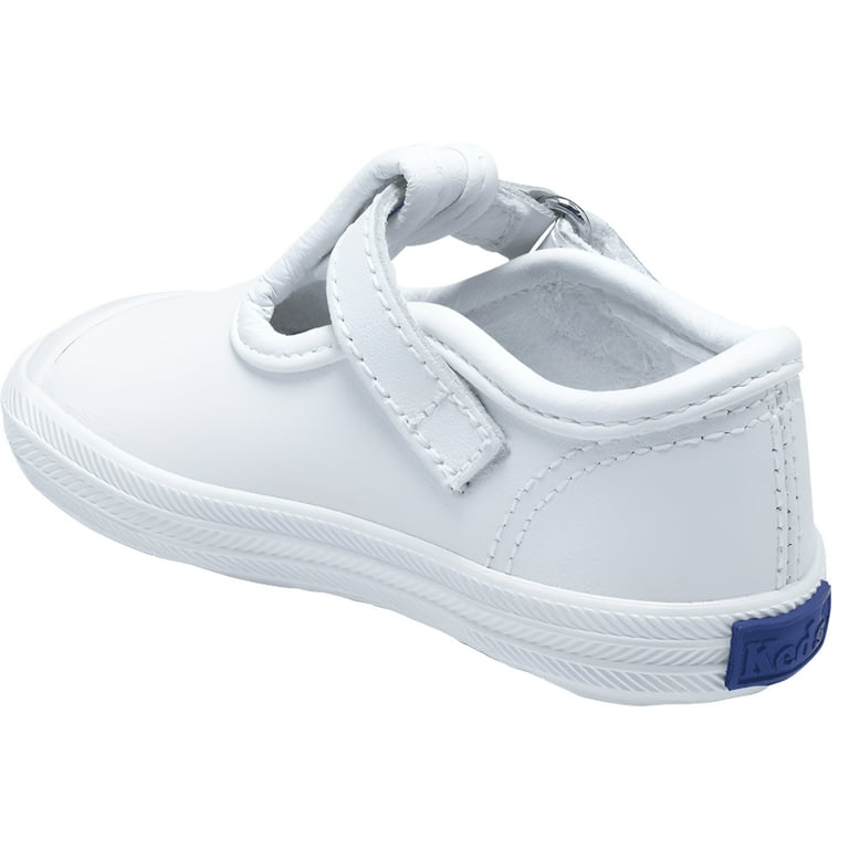 Keds Champion Toe Cap T Strap Sneaker Little Kid White Leather Walmart