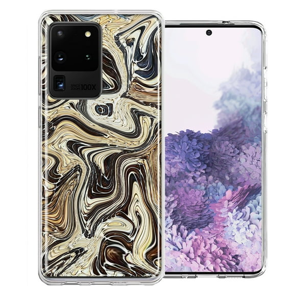 MUNDAZE For Samsung Galaxy S20 Ultra Snake Abstract Design Double Layer Phone Case Cover