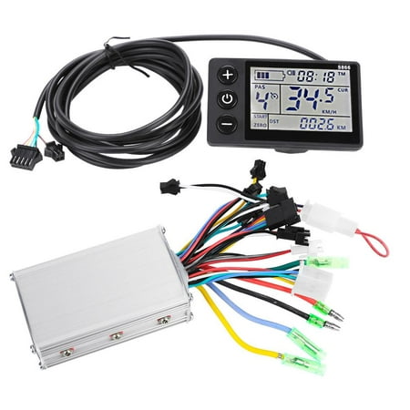 24V-48V Waterproof LCD Display Panel Electric Bicycle Scooter Brushless Controller Kit, Scooter Motor Controller,Motor
