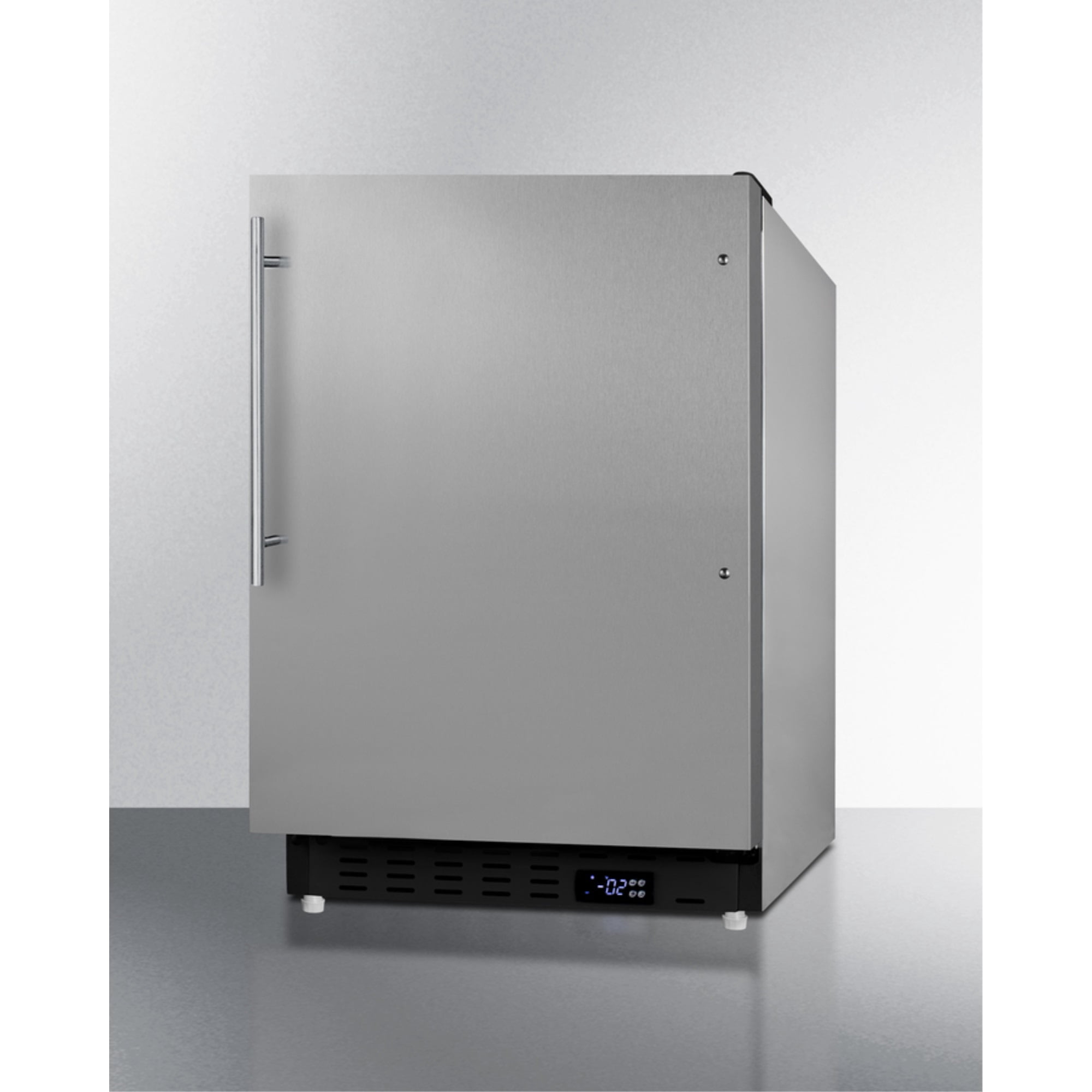 ADA compliant built-in or freestanding 20" wide manual defrost all-freezer for residential use