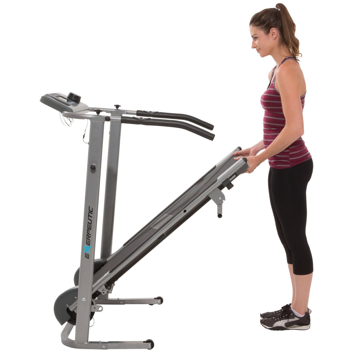 Exerpeutic 100 XL High Capacity Magnetic Resistance Manual Treadmill