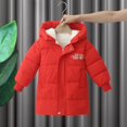 thumbnail image 3 of URMAGIC 2-7T Toddler Kid Baby Girl Boy Winter Coats, Hoodie Down Jacket Windproof Snowsuit Clothing, 3 of 4