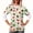 #205-Multicolor, variant on Women's Scrub Top for Christmas, Short Sleeve V-Neck with Two Pockets, Professional Healthcare Uniform for Nursing and Holiday Work