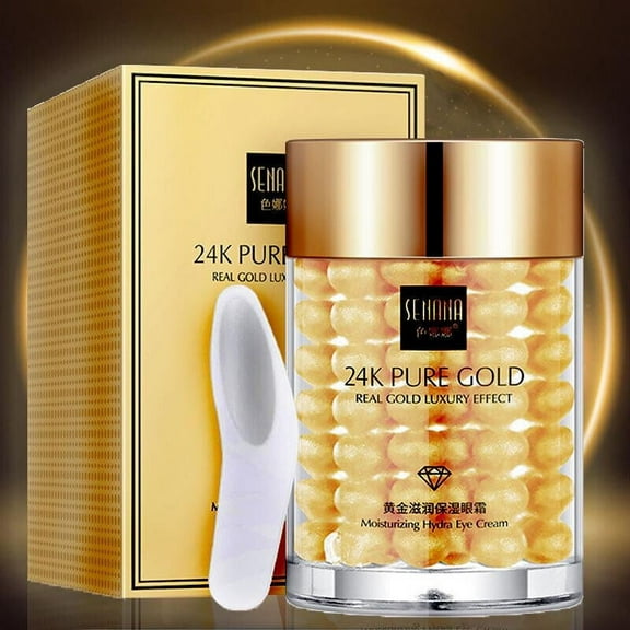 24K Gold Eye Cream Reduce Eye Bags , Puffiness Anti Wrinkle , Aging, Dark Circle