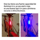 thumbnail image 4 of 4 pzs Luces Usb Recargable Led Estrobo Para Bicicleta 5 Modos Lab.G, Negro, 4 of 5