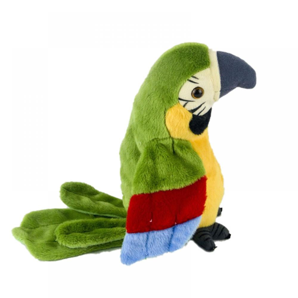 Mimicry Pet Speak Talking Parrot Repeat What You Say Plush Electronic Kids Toy A 