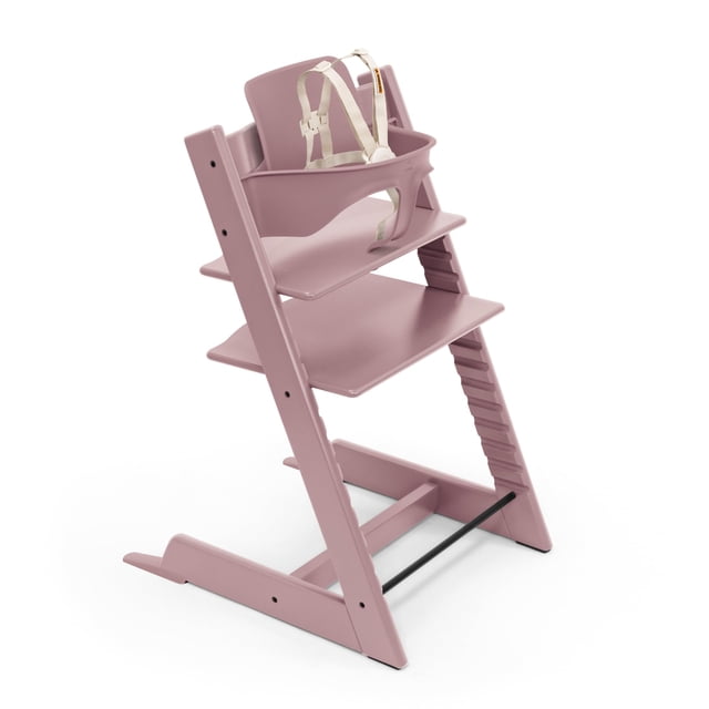 Trona Stokke Tripp Trapp 2 Heather Mauve con set para bebé