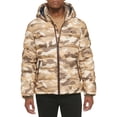 thumbnail image 1 of Chaqueta acolchada Tommy Hilfiger para hombre, caqui, camuflaje, nailon, talla M, 1 of 3