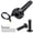 Black, variant on Ebike Full Twist Throttle with Rolling Bearing, Surron Style 3-Pin Waterproof Grip Kit Compatible Fit for Macfox HappyRun Freego Heybike - Universal 12V-72V Electric Dirt Bike