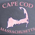 thumbnail image 2 of CafePress - Preppy Pink Cape Cod Massachusetts - Adjustable 100% Brushed Unisex Casual Cotton Baseball Cap, Beige, 1, 2 of 2