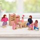 thumbnail image 1 of Mini modelo de muebles no tóxicos 1/12 accesorios de casa de muñecas de madera (comedor), 1 of 7