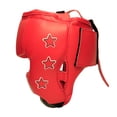 thumbnail image 3 of Champ Boxing Head Guard Helmet Face Protector Gear MMA Kickboxing Red/Black Large, 3 of 4