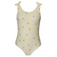 thumbnail image 1 of Traje de Baño George para Niña, Completo color Amarillo Talla 8, 1 of 4