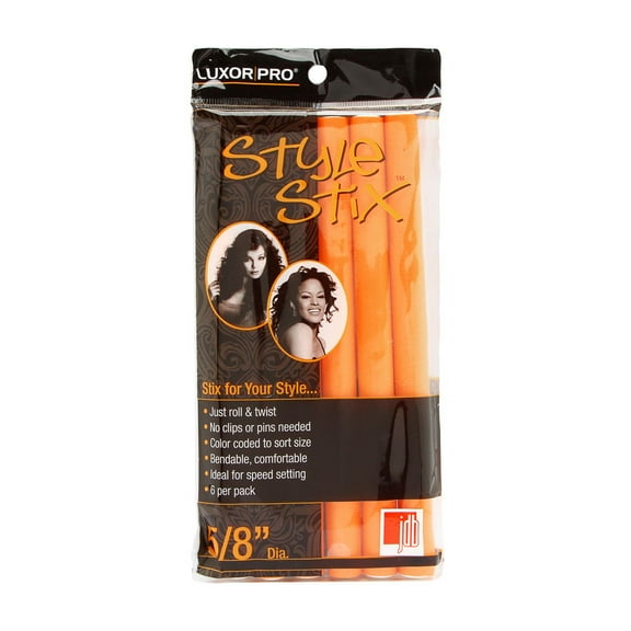 Luxor Pro Style Stix Rubber Rods 5/8 Inch - Orange Model No. 2471O