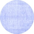 thumbnail image 1 of Ahgly Company Indoor Round Persian Blue Traditional Area Rugs, 5' Round, 1 of 4