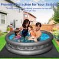 thumbnail image 5 of Bibana 70x70 Inch Hot Tub Mat, Inflatable Hot Tub Pad Outdoor Indoor, Washable Above Ground Protector Pad, Slip-Proof Backing, Absorbent Spa Pool Ground Base Flooring Protector Mat, 5 of 6