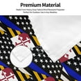 thumbnail image 5 of Thin Blue Line Maryland Flag Flag 4x6ft Cool Funny Flag Banner For Dorm Bedroom Wall Decor Indoor Outdoor, 5 of 7