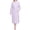Lavender, variant on Womens Waffle Robe Lightweight Cotton Blend Bathrobe, White, L/XL