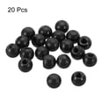 thumbnail image 3 of Uxcell M4 Thread Ball Lamp Finials Cap Knob Lamp Decoration Screw Caps for Lamp Harp Holder's Top Black 20 Pack, 3 of 7