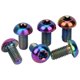 thumbnail image 5 of Tornillos de disco de freno de bicicleta de aleación de titanio de colores M5x10 mm, 6 piezas/caja, pernos Torx T25 para bicicletas, acabado deslumbrante, 5 of 8