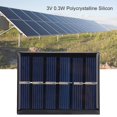 thumbnail image 4 of 4pcs 3V 0.3W Polycrystalline Silicon Solar Charging Panel with 65x48mm Cable, 4 of 4