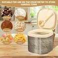 thumbnail image 3 of Grusce 800ml or 1200ml Food Storage Container with Lid and Spoon Airtight Food Container Portable Food Storage Stackable Kitchen Canister for Coffee Beans Candy Snack, 3 of 8
