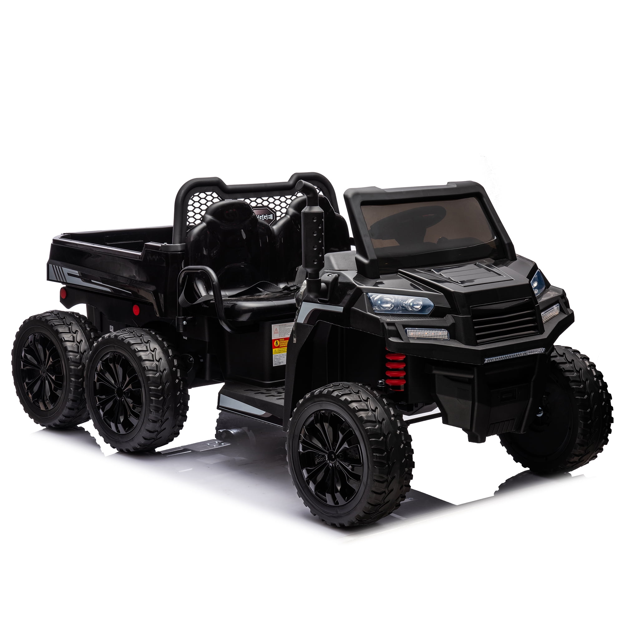 CIPACHO 24V Kids Ride On Dump Truck Car with Remote Control, Electric UTV Vehicles with Electric Dump Bed, 4WD Power 6 Wheels Ride On Toys for Boys Girls, Black CIPACHO 24V Kids Ride On Dump Truck Car with Remote Control, Electric UTV Vehicles with Electric Dump Bed, 4WD Power 6 Wheels Ride On Toys for Boys Girls, Black