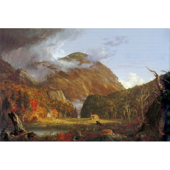 Thomas Cole- Notch In The White Mountains - CANVAS OR PRINT WALL ART