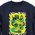 thumbnail image 3 of The Lion King - Wild & Free Simba - Toddler & Youth Crewneck Fleece Sweatshirt, 3 of 5