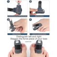 thumbnail image 1 of Left Toe Straightener, Breathable Hammer Toe Straightener Toe Splint Fracture Claw Toe Fixation Corrector Strap (hy), 1 of 4