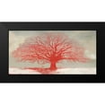 thumbnail image 2 of Aprile, Alesso 14x9 Black Modern Framed Museum Art Print Titled - Red Tree, 2 of 5