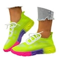 thumbnail image 3 of Women's Stylish Knitted Sneakers for Running and Casual Wear - Breathable Comfortable for Workouts and Leisure Activities, 3 of 9
