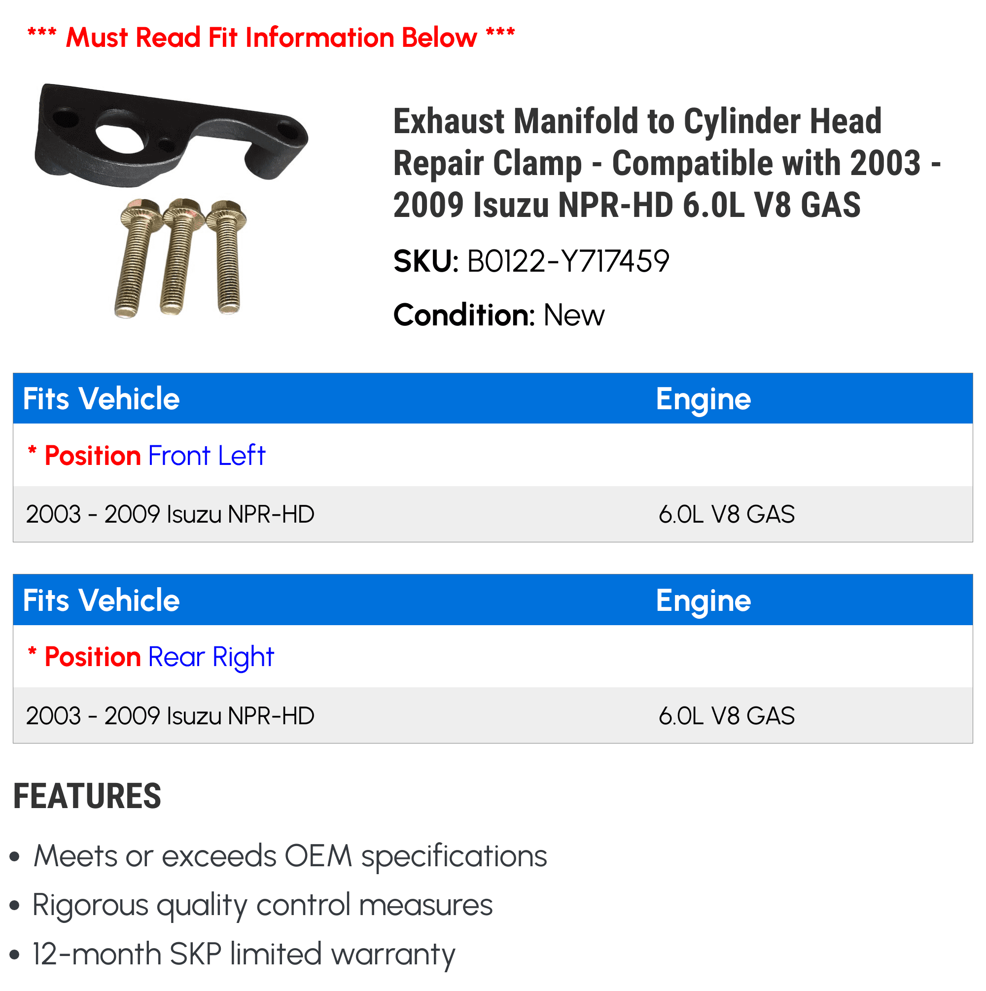 Best Exhaust Manifold for Isuzu NPR