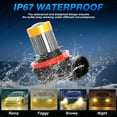 thumbnail image 2 of H11 H8 LED Bulbs 3000k Cool Yellow Super Bright Fog Light DRL Light High Power, 2 of 7