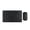 Black, variant on Wireless Keyboard and Mouse Combo Slim Rechargeable Quiet Set for Tablet Laptop Smartphone Desktop Computer Yellow