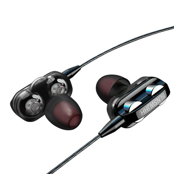 Latrodar Wired Sports Headphones 3.5mm Earphone Safe&Non-Toxic nes For Phone And PC D 6x6 Inch Home Essentials