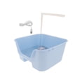 thumbnail image 1 of Bañera para loros, baño automático para pájaros, ducha, percha, bomba, jaula USB, juguete de material PP, fácil instalación, ideal para cacatúas, peri Azul, 1 of 8