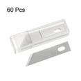 thumbnail image 3 of Uxcell Exacto Knife Blades #19 Hobby Knife Blades Precision Exacto Blades Hobby Knife Blade Refills 60 Pack, 3 of 6