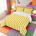 thumbnail image 2 of Erosebridal Modern Geometric Line King Size Comforter Sets,Mid-Century Striped Comforters King Size,Colorful Stars Reversible,3 Pieces,1 Comforter and 2 Pillowcases, 2 of 7