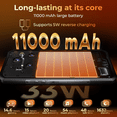 thumbnail image 3 of OUKITEL WP55S AI Rugged Phone Unlocked 256GB, 11000mAh Battery Android 15 Rugged Smartphone Waterproof, 24GB+256GB/1TB, Gemini AI, 64MP+32MP, 6.68" 120Hz Dual SIM NFC/OTG, 3 of 13
