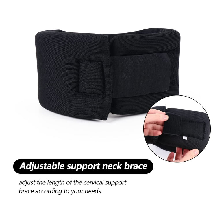 Wonder Care Soft Neck Brace Cervical Collar, Adjustable Collar Neck Support  Brace for Sleeping, Neck Brace for Neck Pain and Support for Women & Men
