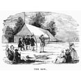thumbnail image 2 of Archery C1830. Narchery Demonstration At An American Military Camp On The Western Frontier. Wood Engraving C1830., 2 of 4
